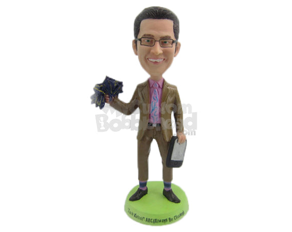 Custom Bobblehead Businessman In Formal Attire Ready Seal The Deal - Careers & Professionals Corporate & Executives Personalized Bobblehead & Cake Topper Custom Bobblehead Businessman In Formal Attire Ready Seal The Deal - Careers & Professionals Corporate & Executives Personalized Bobblehead & Cake Topper